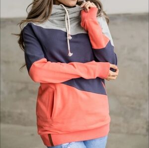 Ampersand‎ AvenueSingleHood Sweatshirt - Havana Sz Large